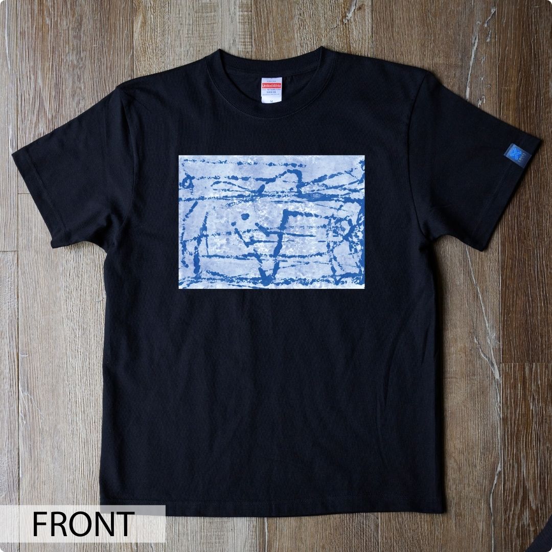 クロスチームオンラインショップ|障がい者アート|CHALLENGED ART T-SHIRT JunJun_11 FRONT PRINT|白(WH)|XL