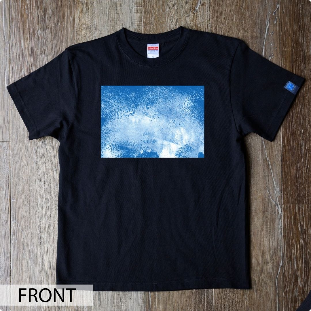 クロスチームオンラインショップ|障がい者アート|CHALLENGED ART T-SHIRT JunJun_12 FRONT PRINT|白(WH)|XL