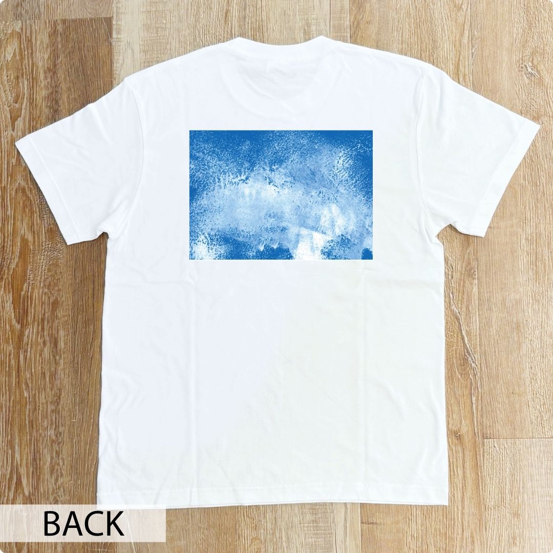 クロスチームオンラインショップ|障がい者アート|CHALLENGED ART T-SHIRT JunJun_12 BACK PRINT|白(WH)|S