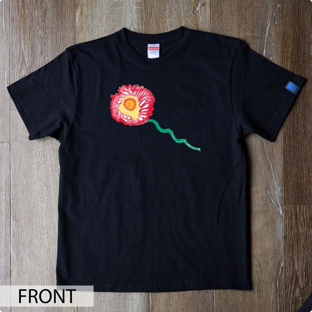 クロスチームオンラインショップ|障がい者アート|CHALLENGED ART T-SHIRT Ryota_12 FRONTPRINT|白(WH)|XL