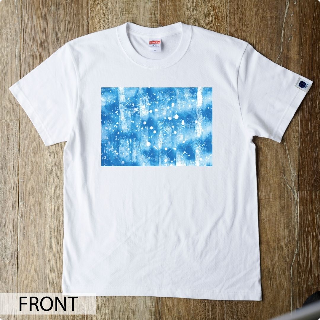 クロスチームオンラインショップ|障がい者アート|CHALLENGED ART T-SHIRT Souma_11 FRONTPRINT|白(WH)|S