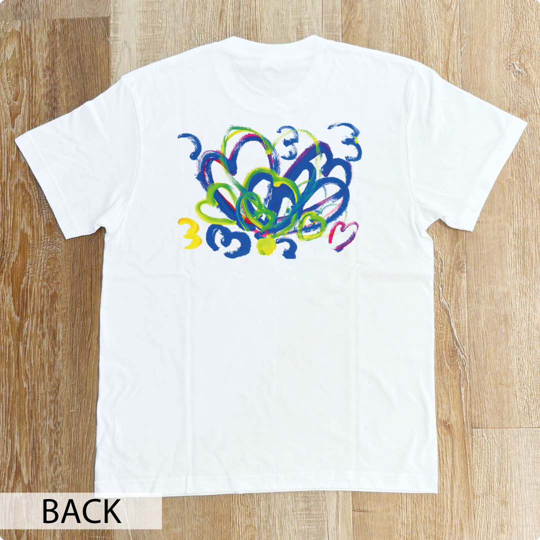 CHALLENGED ART T-SHIRT LILY13 BACK PRINT