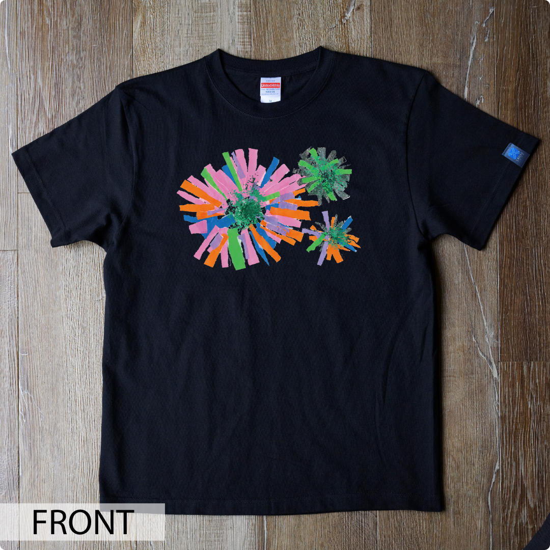 CHALLENGED ART T-SHIRT LILY14 FRONT PRINT