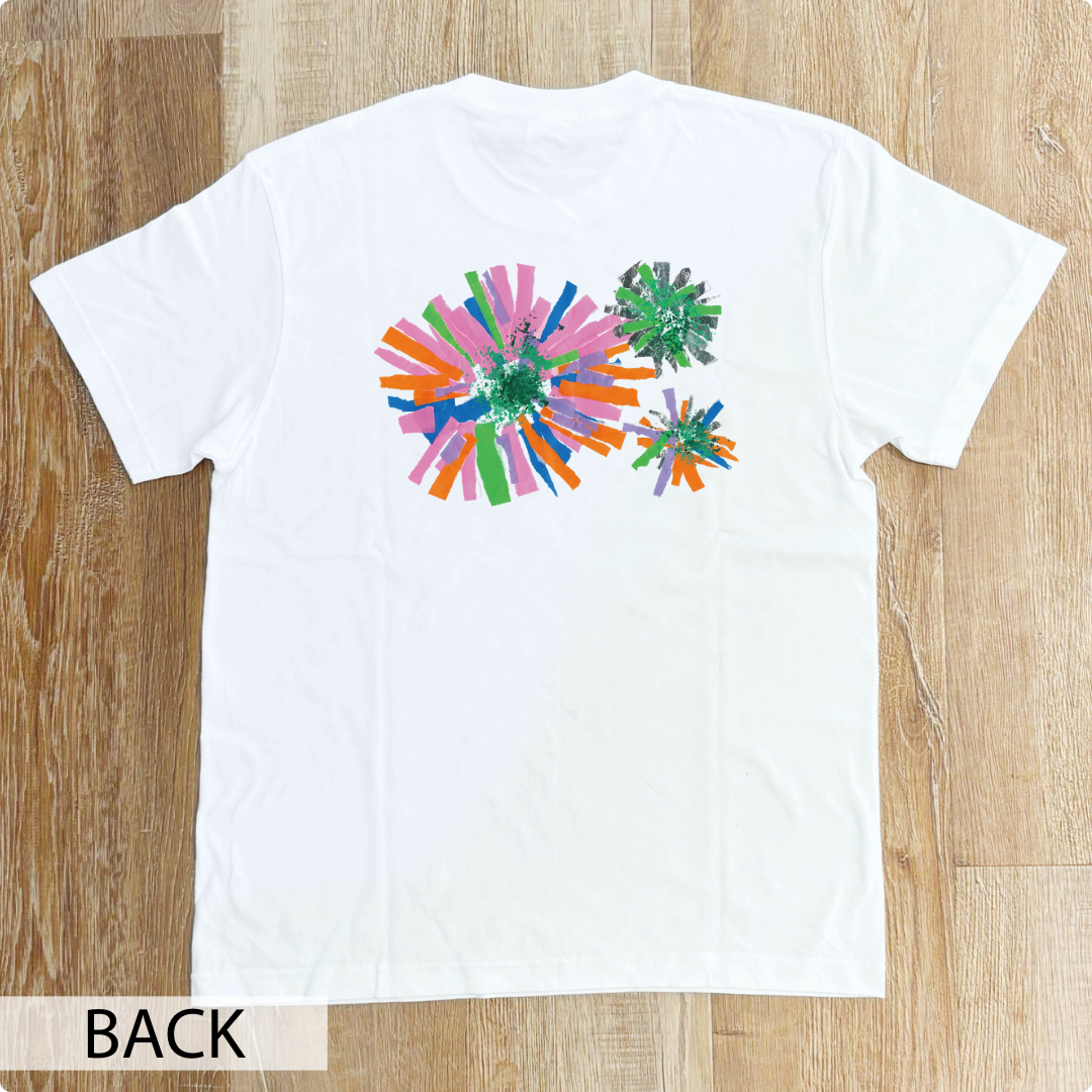 CHALLENGED ART T-SHIRT LILY14 BACK PRINT