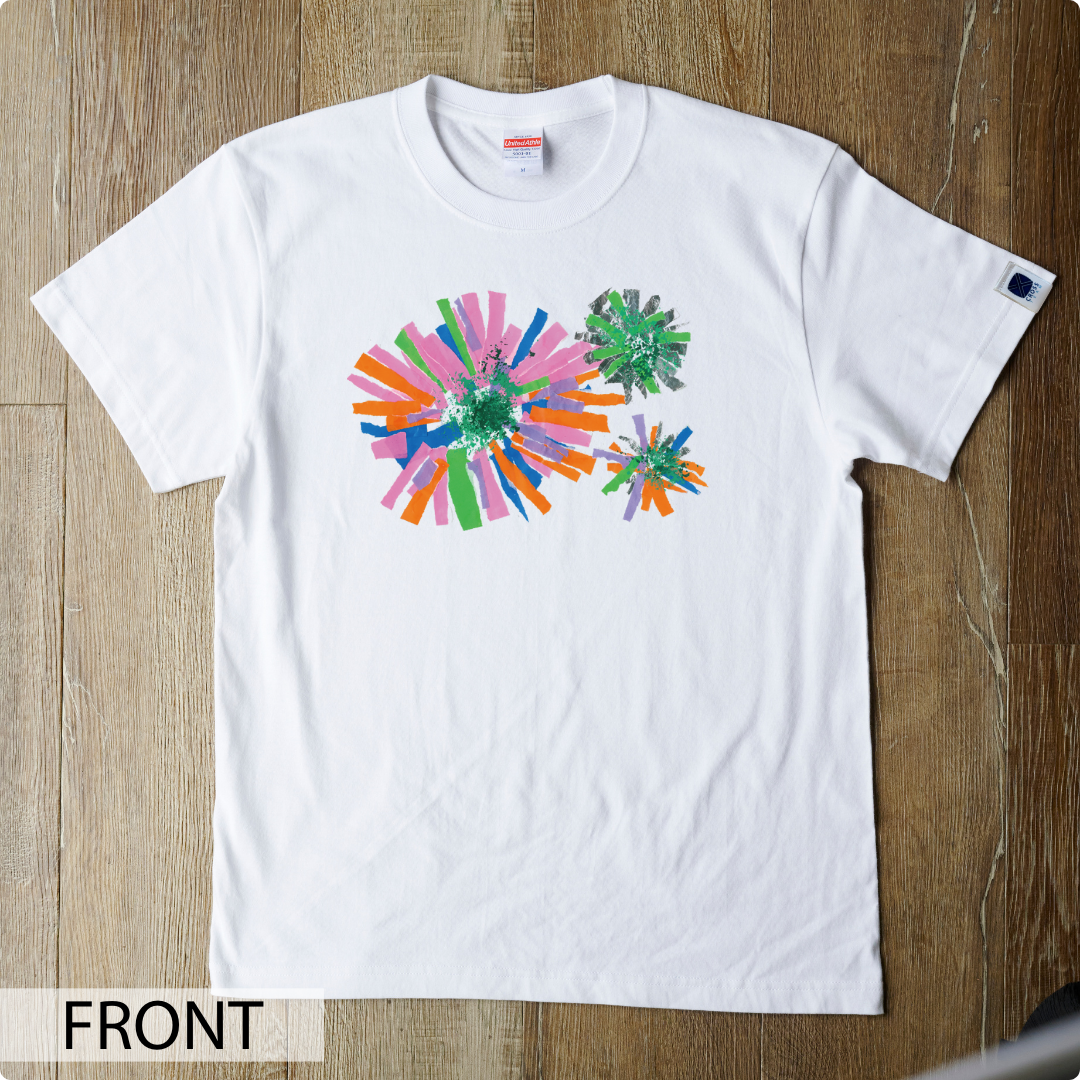 CHALLENGED ART T-SHIRT LILY14 FRONT PRINT