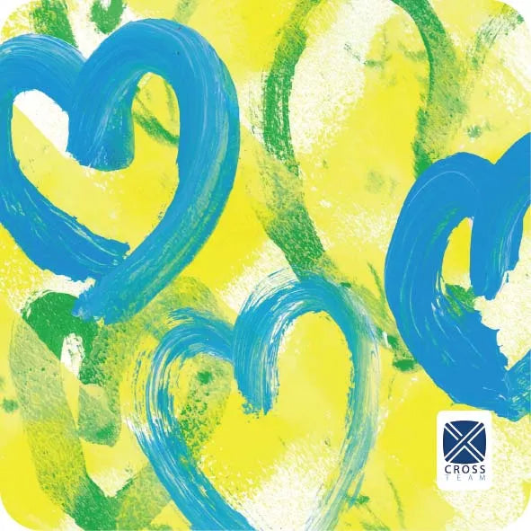 smachi コースター（2枚入）8016 10×10cm【クロスチーム（LILY）】