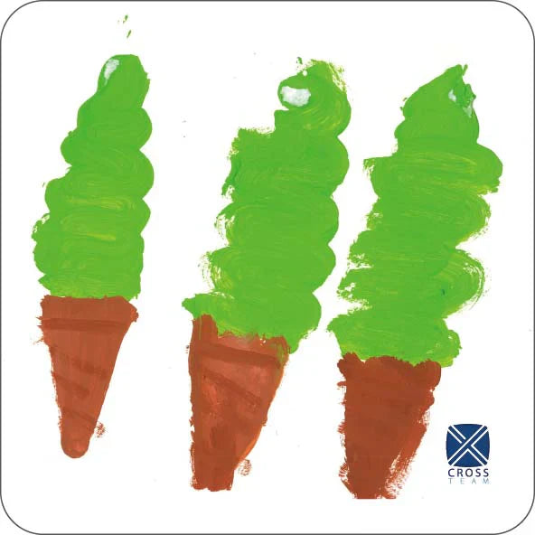 smachi コースター（2枚入）8017 10×10cm【クロスチーム（REO）】