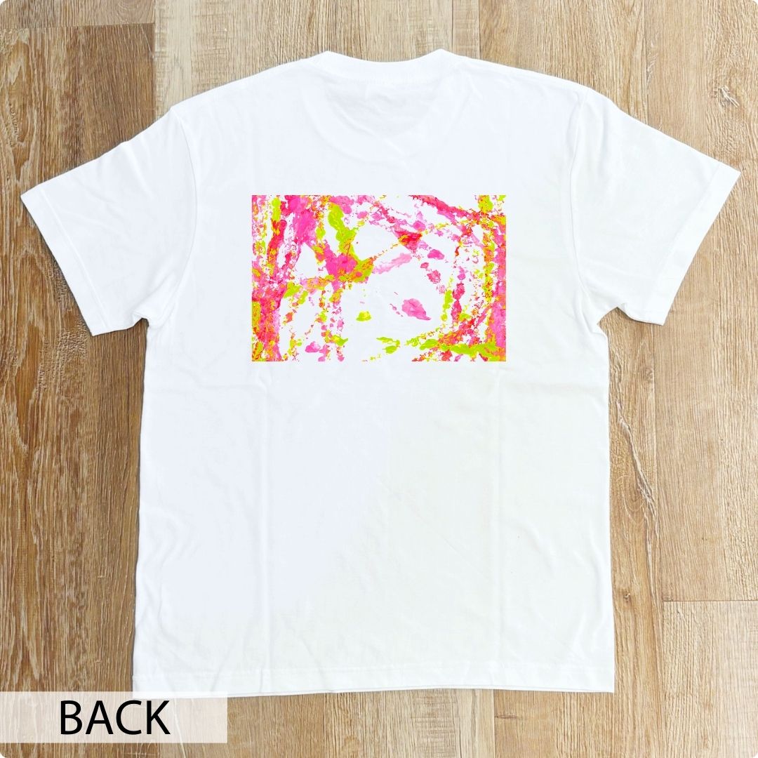 CHALLENGED ART T-SHIRT　JunJun_06 BACK PRINT