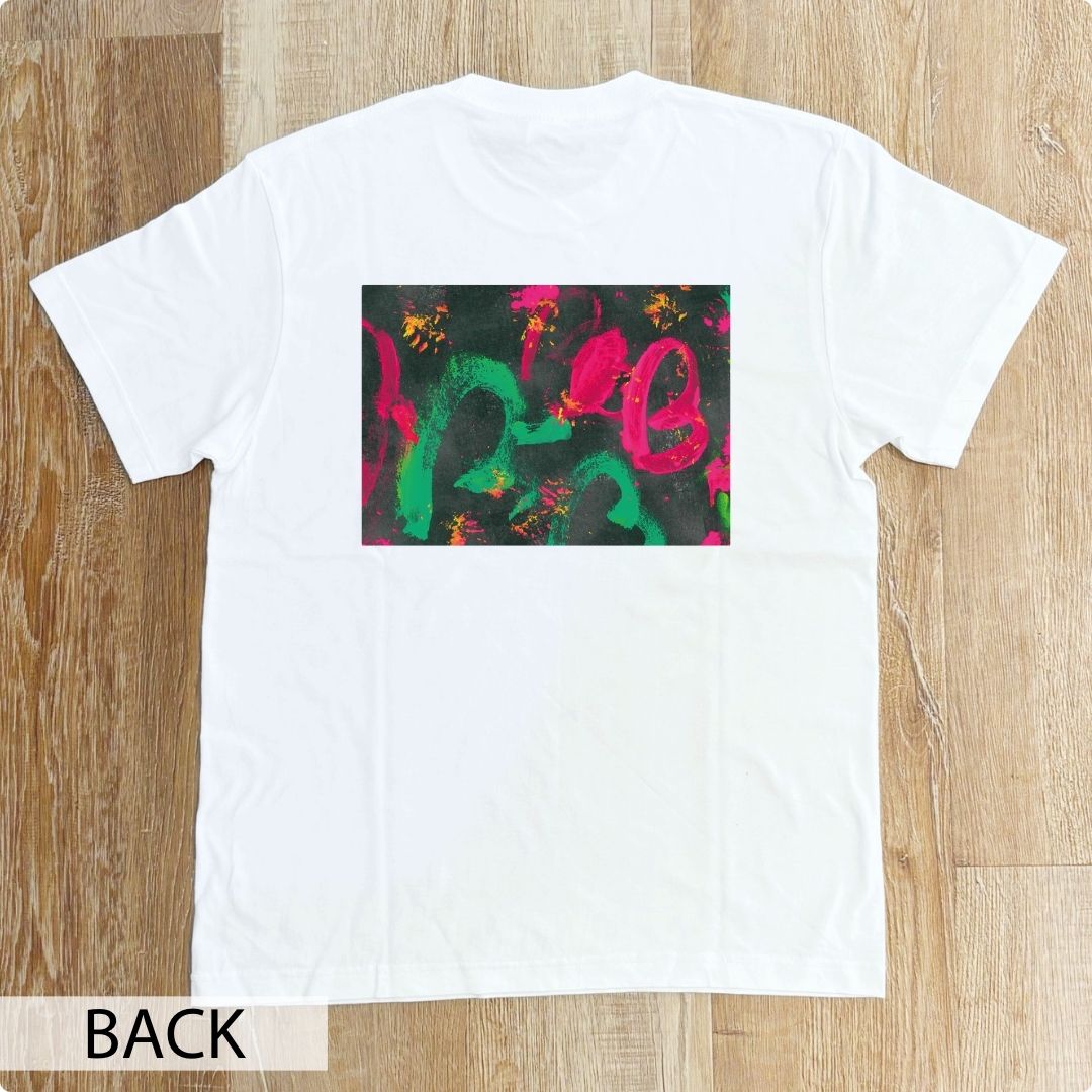 CHALLENGED ART T-SHIRT　Lily_05 BACKPRINT