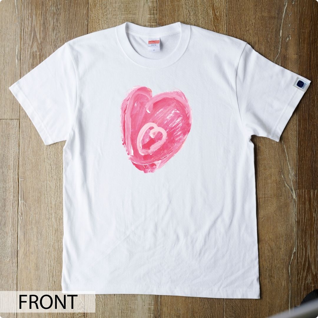 CHALLENGED ART T-SHIRT　Lily_08 FRONTPRINT