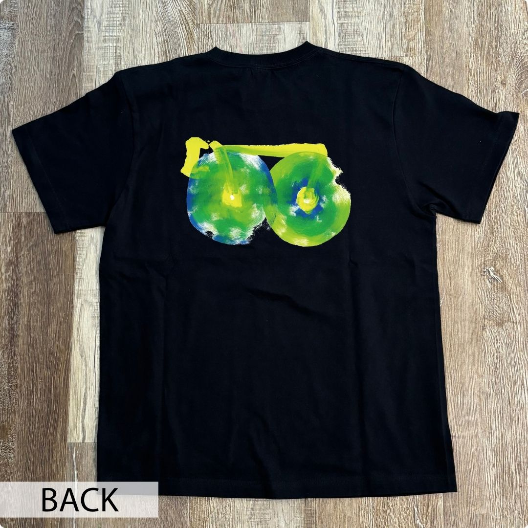 クロスチームオンラインショップ｜障がい者アート｜CHALLENGED ART T-SHIRT Soske_12 BACKPRINT｜白(WH)｜XL