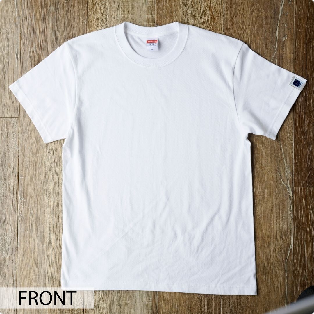 クロスチームオンラインショップ｜障がい者アート｜CHALLENGED ART T-SHIRT Koyo_11 BACKPRINT｜白(WH)｜L