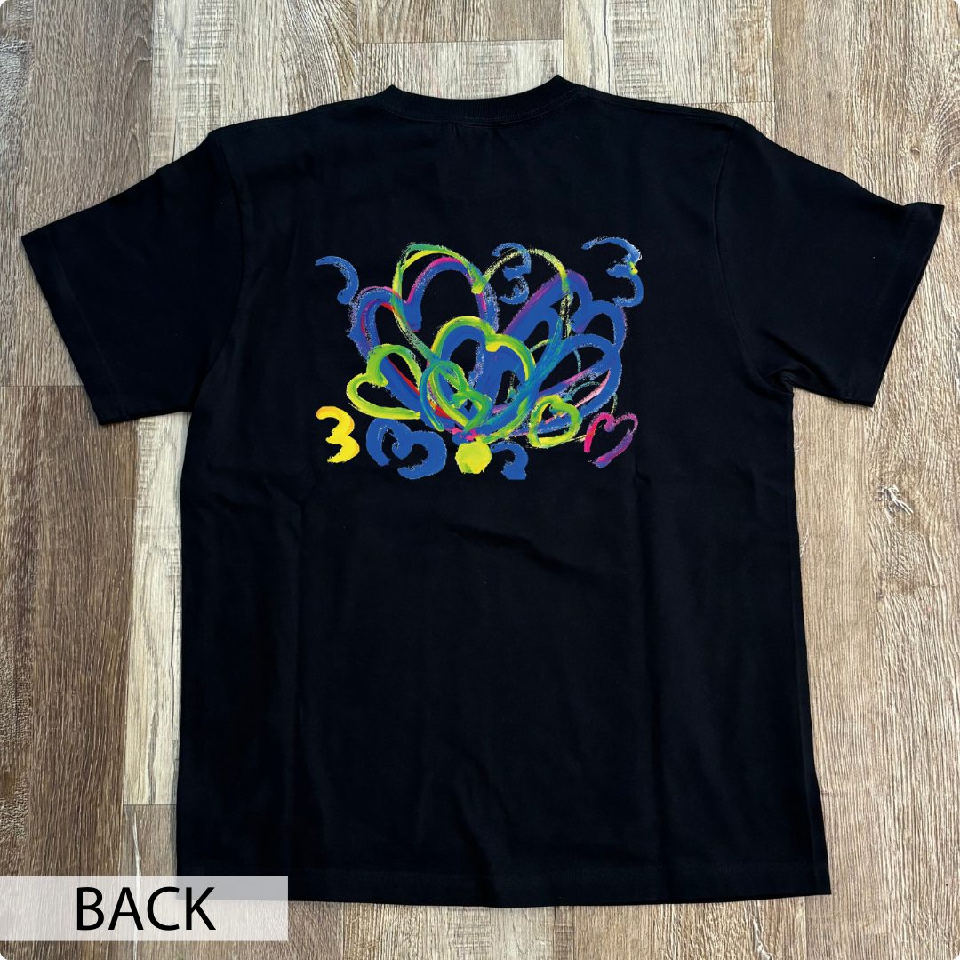 CHALLENGED ART T-SHIRT LILY13 BACK PRINT