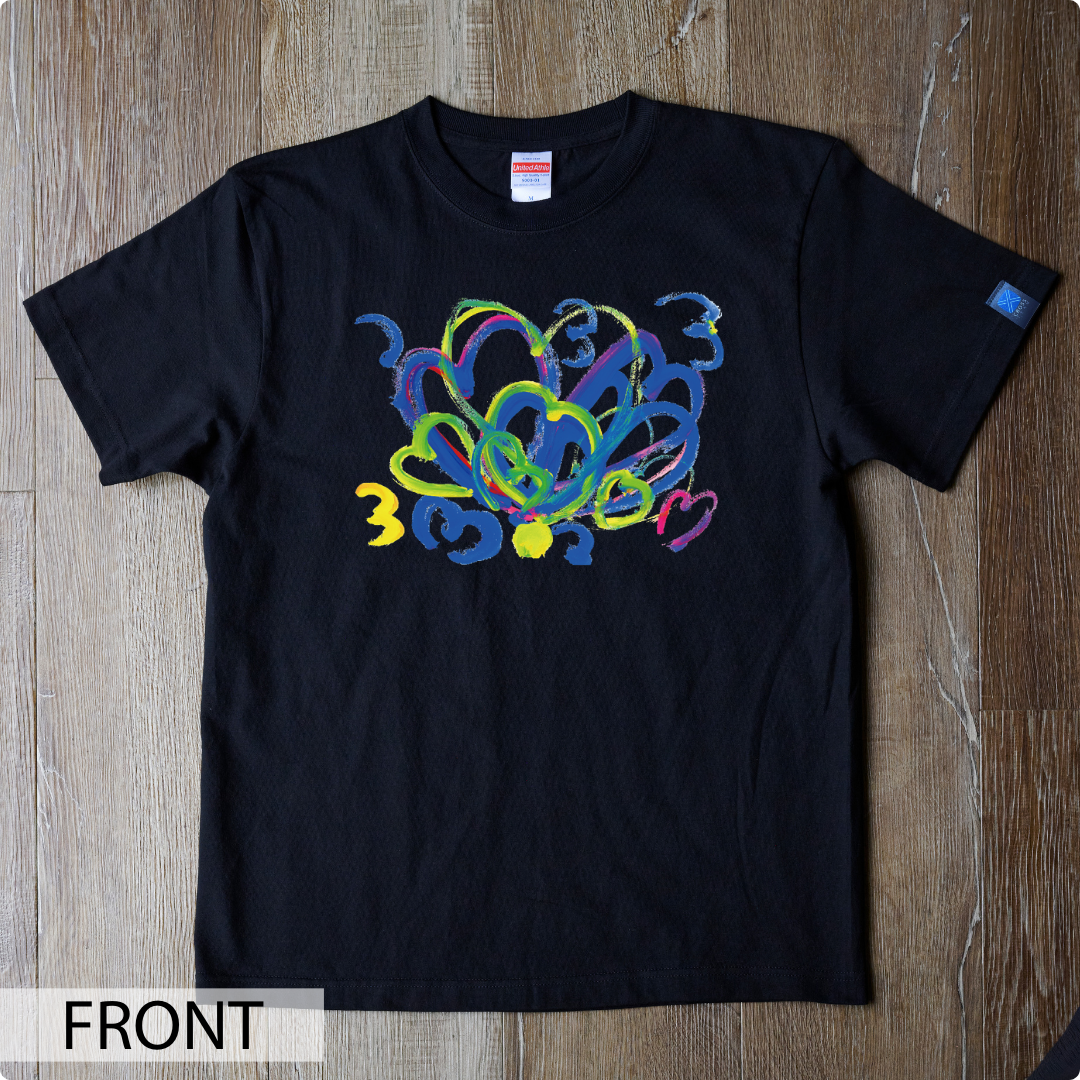 CHALLENGED ART T-SHIRT LILY13 FRONT PRINT