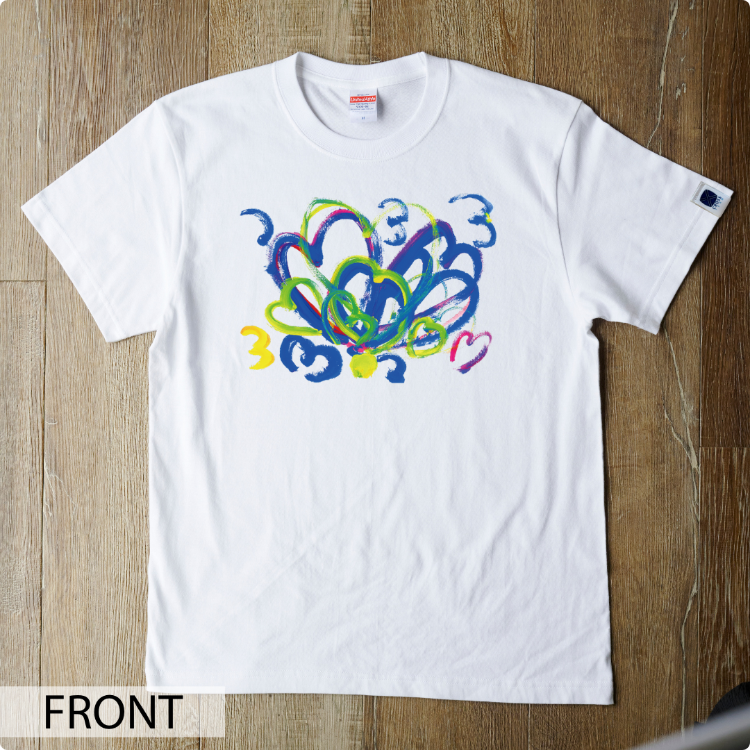 CHALLENGED ART T-SHIRT LILY13 FRONT PRINT