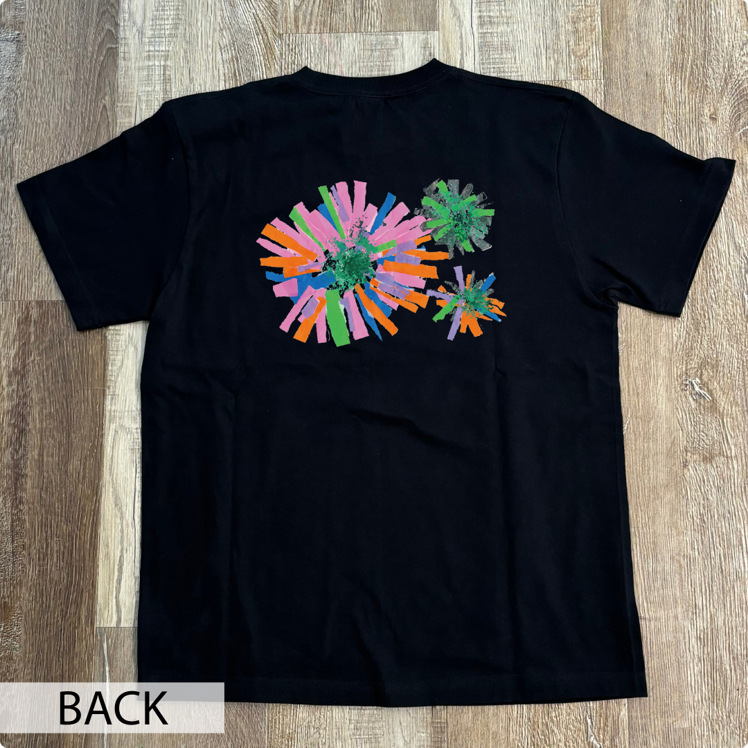 CHALLENGED ART T-SHIRT LILY14 BACK PRINT
