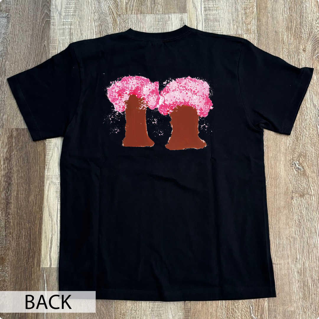 CHALLENGED ART T-SHIRT REO14 BACK PRINT