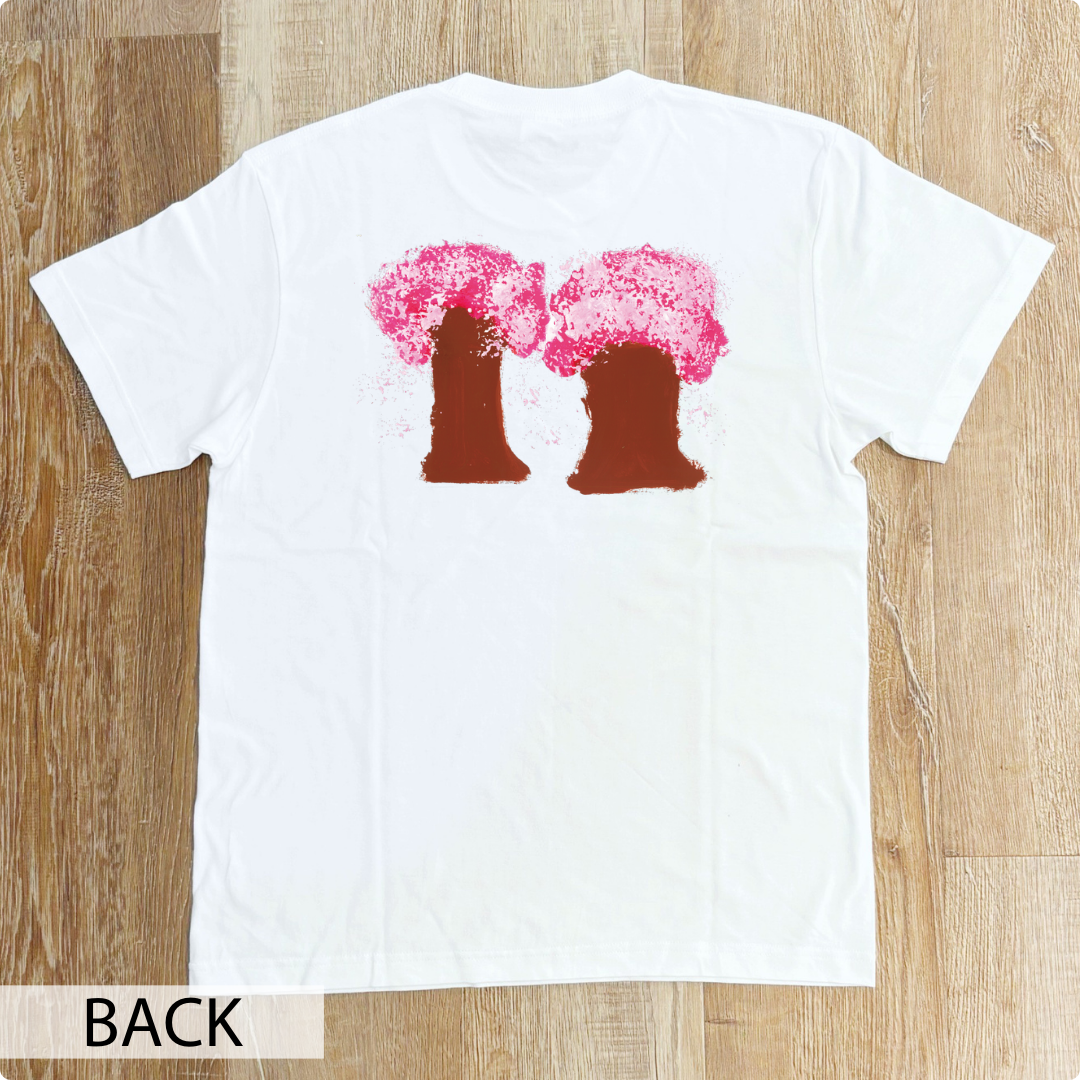 CHALLENGED ART T-SHIRT REO14 BACK PRINT